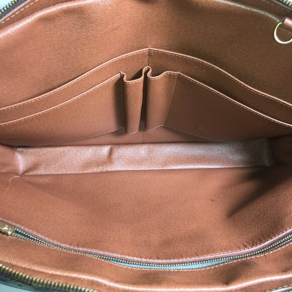 Authentic LOUIS VUITTON Porte Documents Voyage Briefcase Hand Bag Monogram - Picture 14 of 16